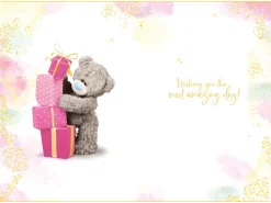 Me to You Tatty Teddy Cute 3D Photo Finish Keepsake Birthday Card For A Special Daughter - Official Collection