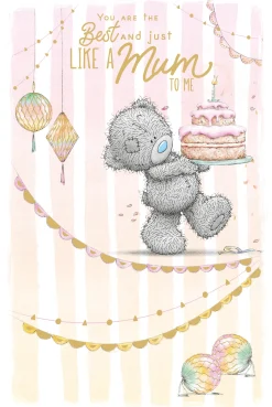 Me to You Tatty Teddy Cute Birthday Card 'Just Like A Mum To Me'