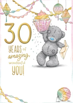 Me to You Tatty Teddy Cute 30th Birthday Card - 5 x 7"