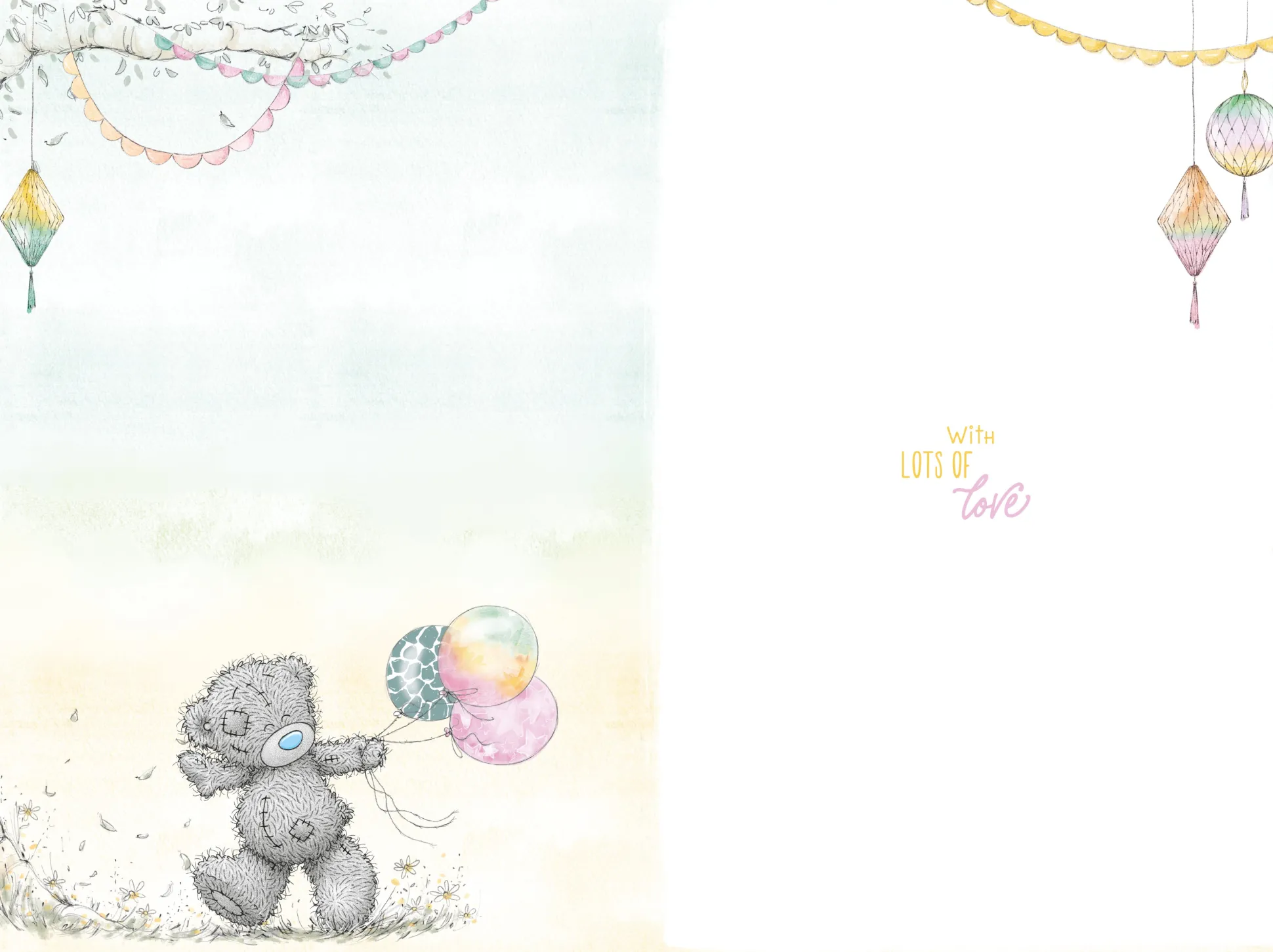 Me to You Tatty Teddy Cute Birthday Card For A Lovely Sister-In-Law - Official Collection