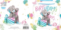 Me to You Tatty Teddy 3D Luxury Keepsake Birthday Card, Happiest Of Birthdays 6 x 6