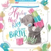 Me to You Tatty Teddy 3D Luxury Keepsake Birthday Card, Hip Hooray 6 x 6" - Official Collection