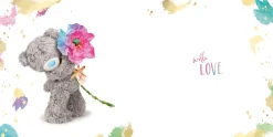 Me to You Tatty Teddy 3D Luxury Keepsake Birthday Card, Just For You 6 x 6" - Official Collection