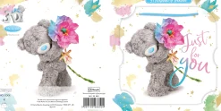 Me to You Tatty Teddy 3D Luxury Keepsake Birthday Card, Just For You 6 x 6