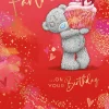 Me to You Tatty Teddy For My Partner Birthday Greeting Card 6x9ins