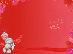 Me to You Tatty Teddy For My Partner Birthday Greeting Card 6x9ins