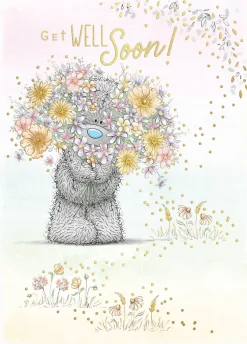 Me To You Tatty Teddy Get Well Soon Card - Official Collection 5 x 7