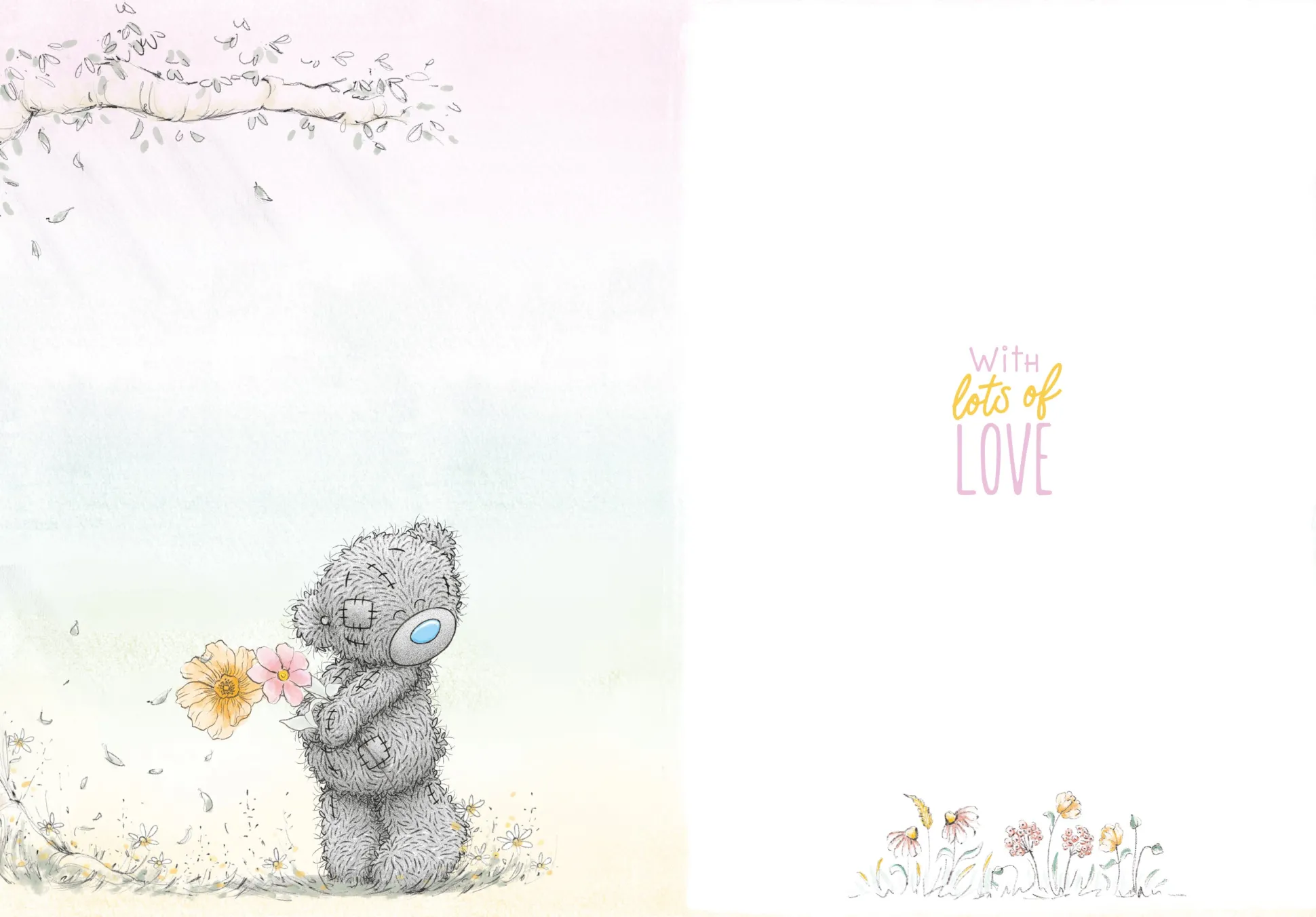 Me To You Tatty Teddy Get Well Soon Card - Official Collection 5 x 7