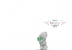 Me To You Tatty Teddy Good Luck In Your Exams Greeting Card 5x7ins - Official Collection