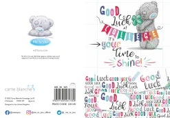 Me To You Tatty Teddy Good Luck At College Greeting Card 5x7ins - Official Collection