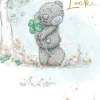 Me to You Tatty Teddy Good Luck Greeting Card 5 x 7 inches - Official Collection