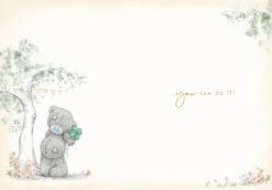 Me to You Tatty Teddy Good Luck Greeting Card 5 x 7 inches - Official Collection