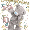 Me To You Tatty Teddy Greeting Card Congratulations You Passed! 5x7ins - Official Collection