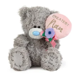 Me to You Tatty Teddy 'Greatest Nan' Plush Bear On Gift Plinth 15cm