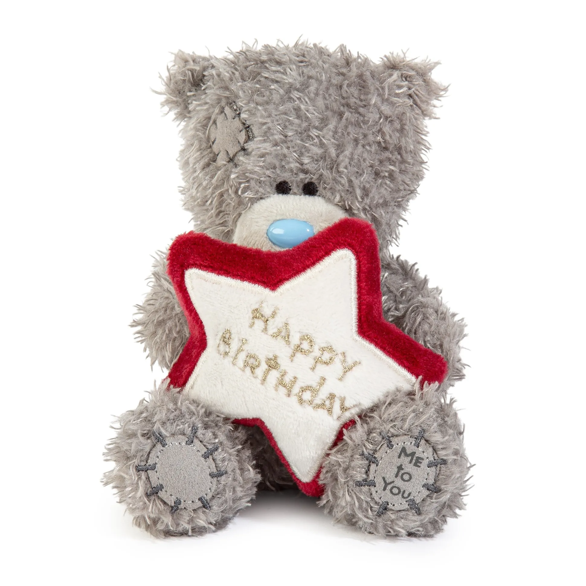 Me to You Tatty Teddy 'Happy Birthday' Bear With Embroidered Star 10cm-High