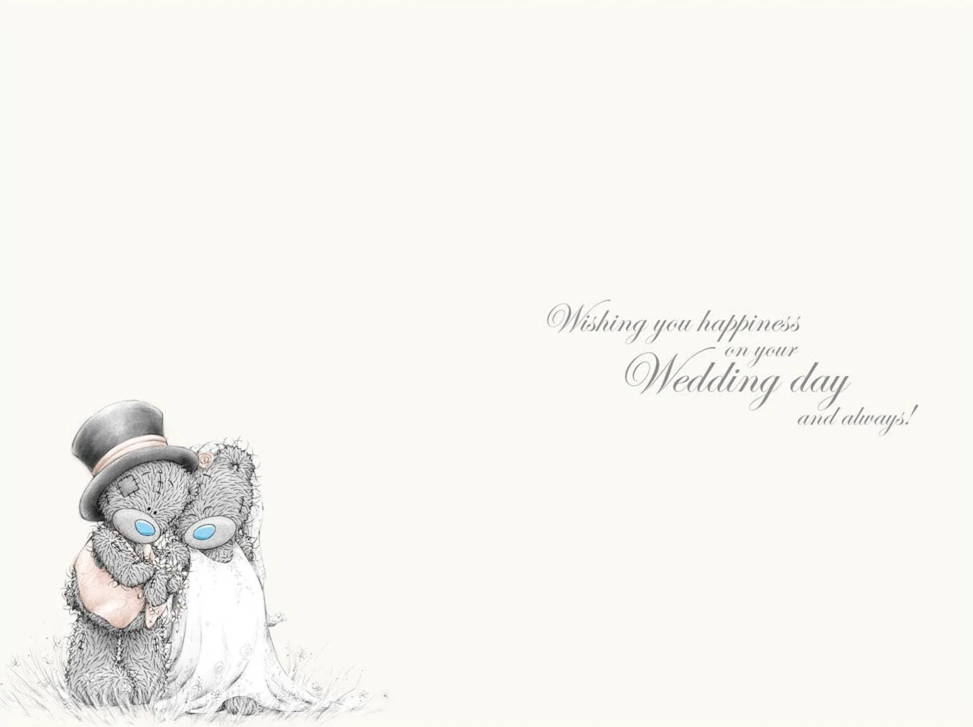Me to You Tatty Teddy Happily Ever After Wedding Card