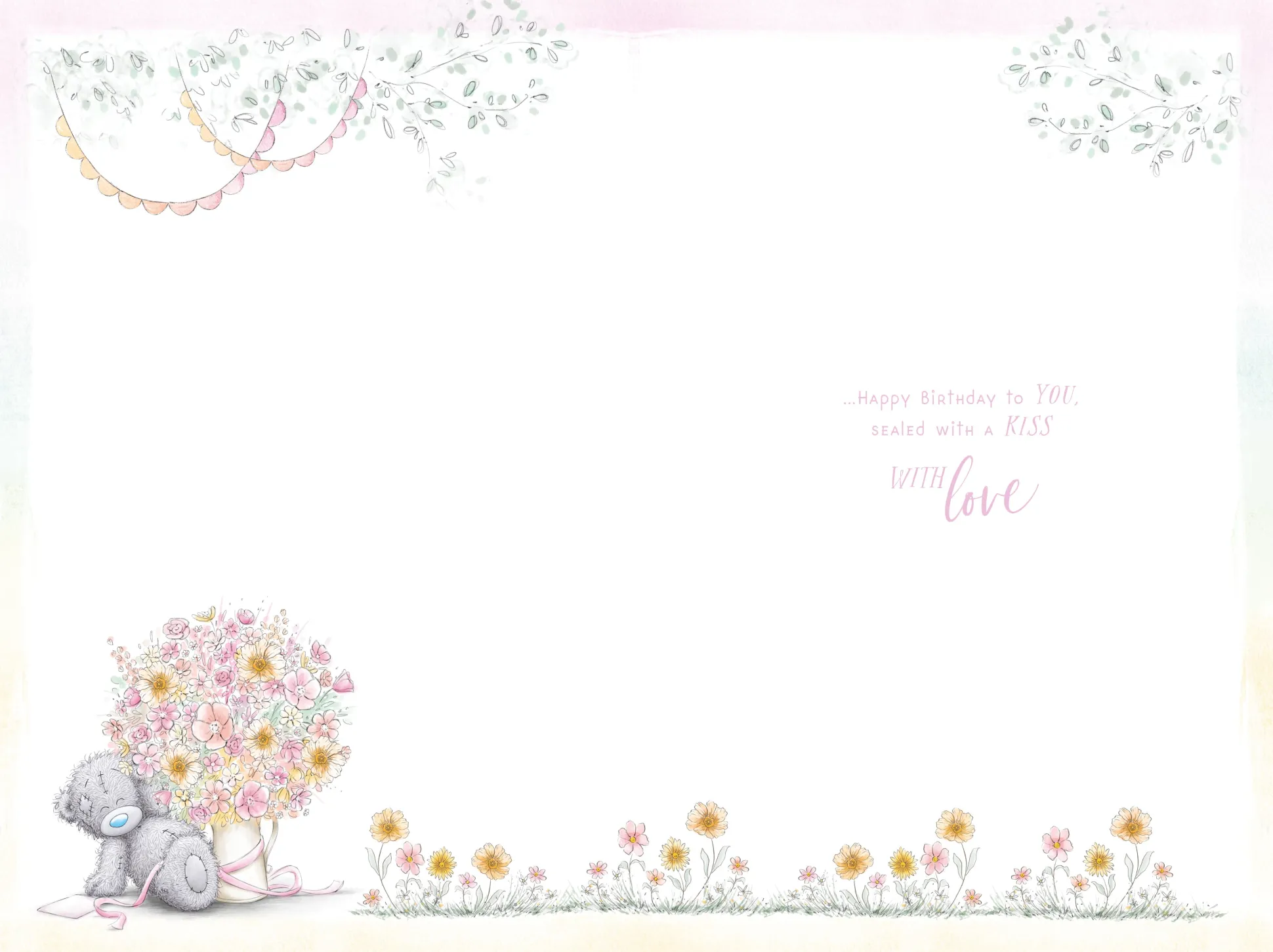 Me to You Tatty Teddy Happy Birthday To The Love Of My Life Greeting Card 6x9ins