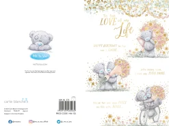 Me to You Tatty Teddy Happy Birthday To The Love Of My Life Greeting Card 6x9ins