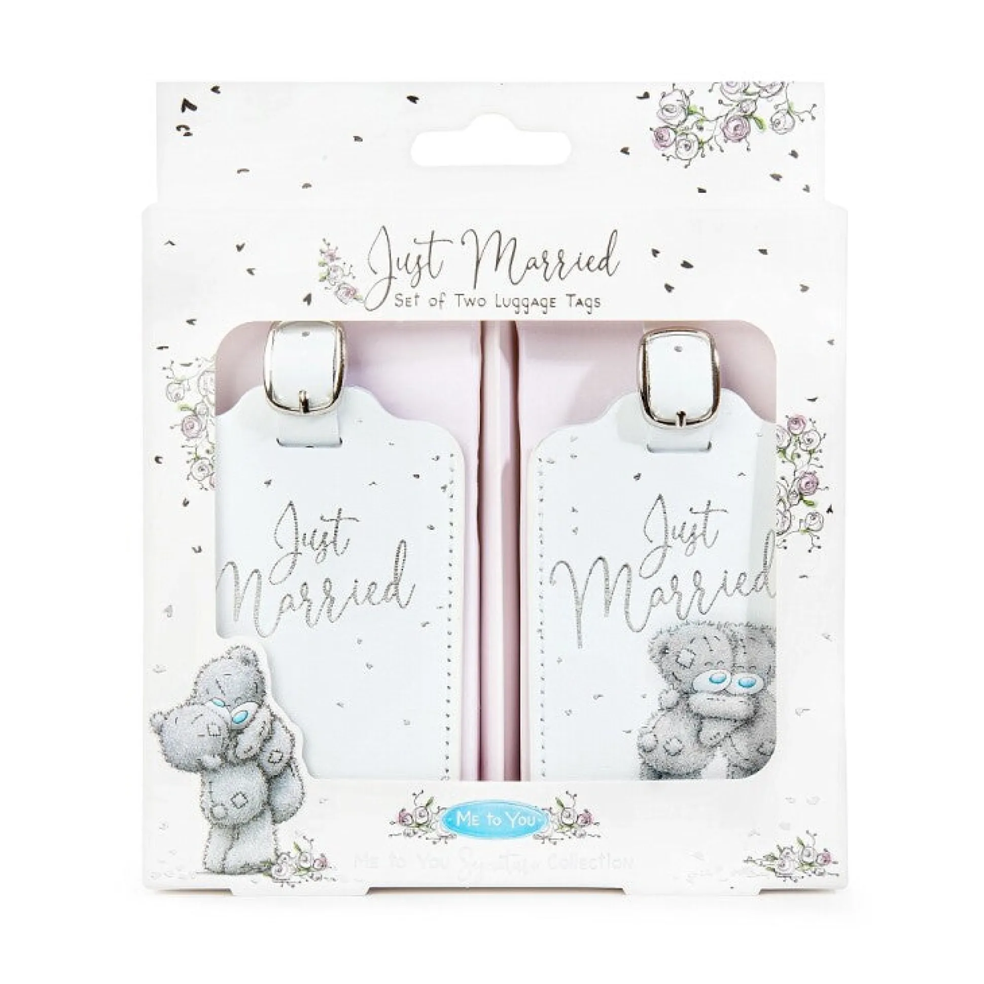 Me to You Tatty Teddy 'Just Married' Set of 2 Luggage Tags