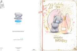 Me To You Tatty Teddy Large Luxury Boxed Handmade 21st Birthday Card
