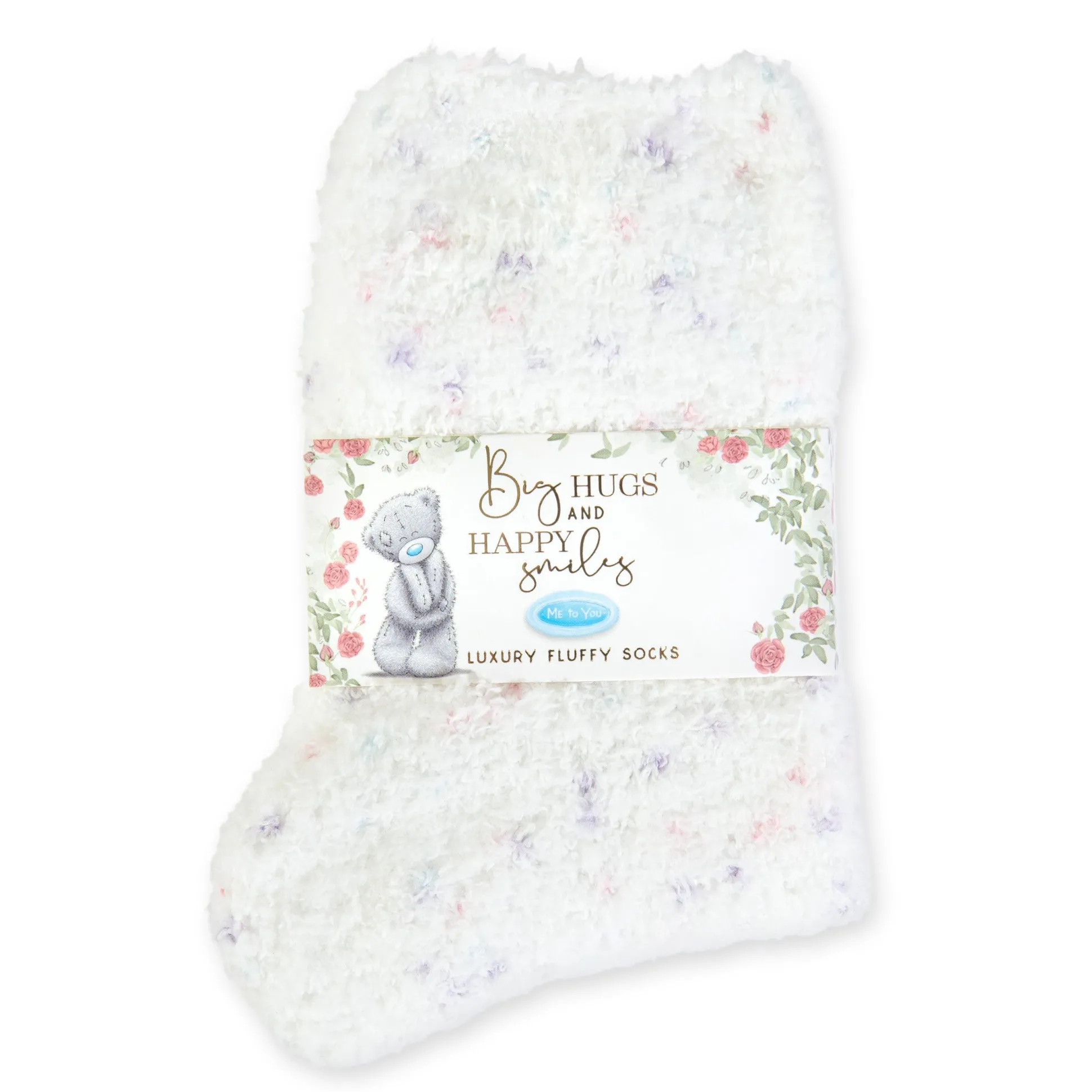 Me to You Tatty Teddy Letterbox Birthday Gift Set Includes Fluffy Socks, Wooden Plaque, Sprinkles Tealights & Pin Badge - Signature Collection