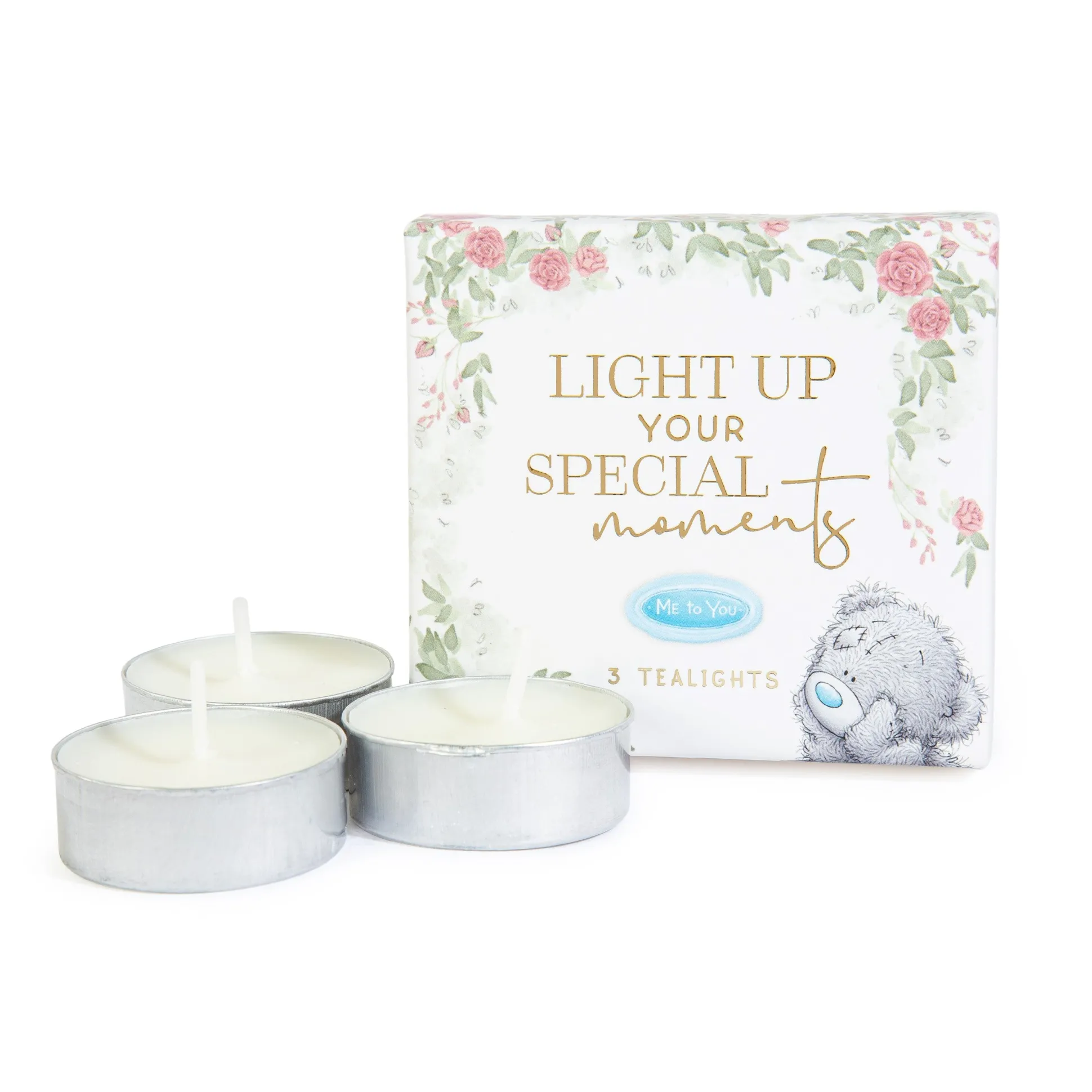 Me to You Tatty Teddy Letterbox Birthday Gift Set Includes Fluffy Socks, Wooden Plaque, Sprinkles Tealights & Pin Badge - Signature Collection