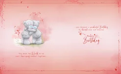 Me to You Tatty Teddy Luxury Boxed Birthday Greeting Card To The One I Love Bears On A Swing 8x10ins