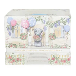 Me to You Tatty Teddy Luxury New Bone China Mug In Foil Inlaid Box 50th Birthday Gift