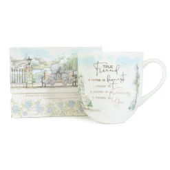 Me to You Tatty Teddy Luxury New Bone China Mug For A True Friend - Presented In Foil Inlaid Gift Box - Signature Collection