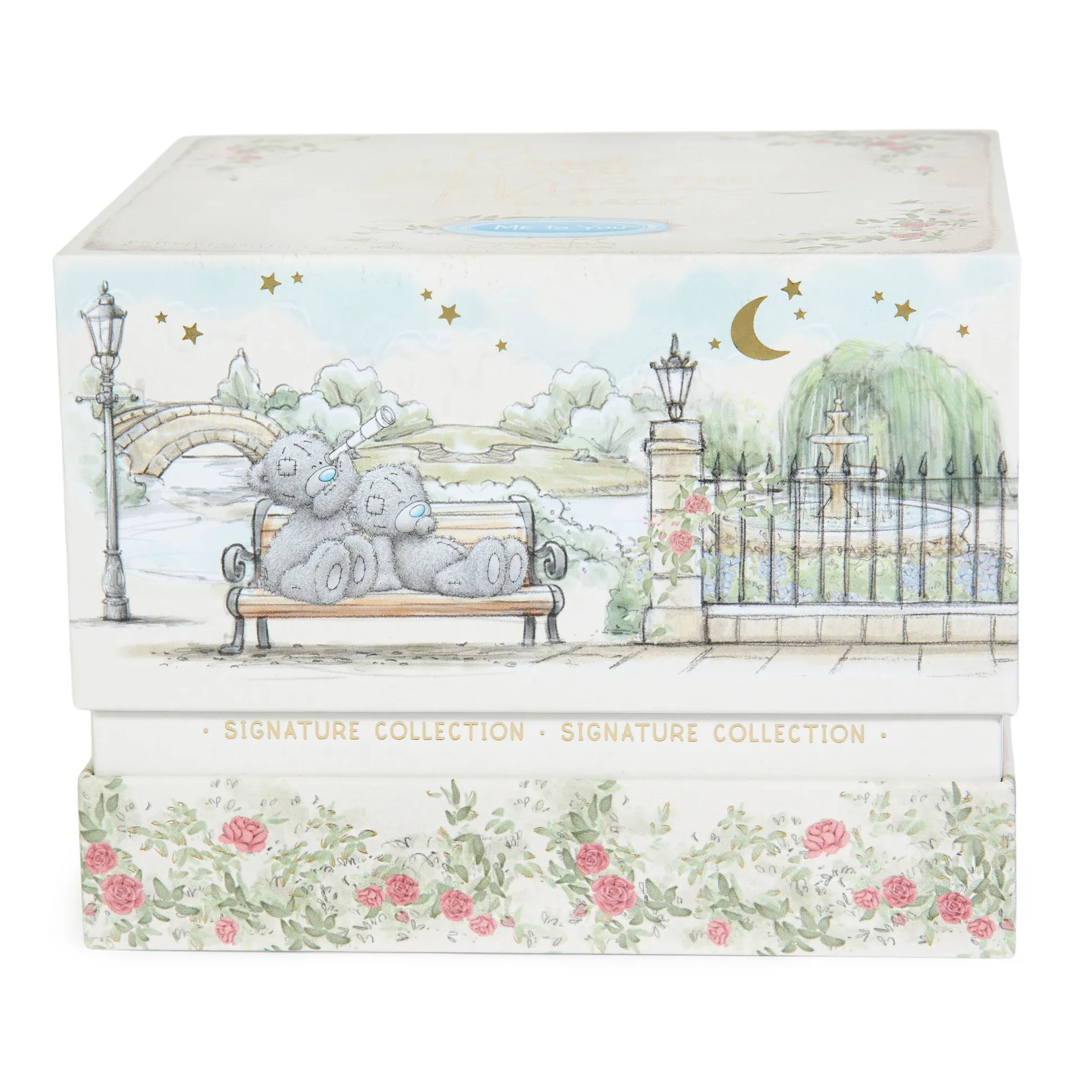 Me to You Tatty Teddy Luxury New Bone China 'Moon And Back' Mug For A Loved One - Presented In Foil Inlaid Gift Box - Signature Collection
