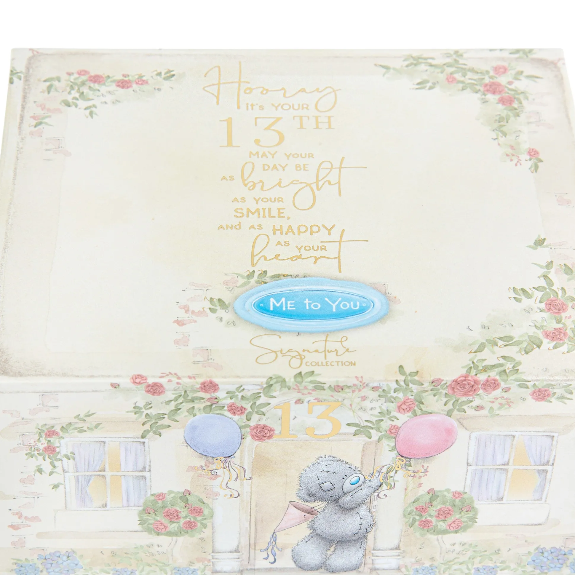 Me to You Tatty Teddy Luxury New Bone China Mug In Foil Inlaid Box 13th Birthday Gift