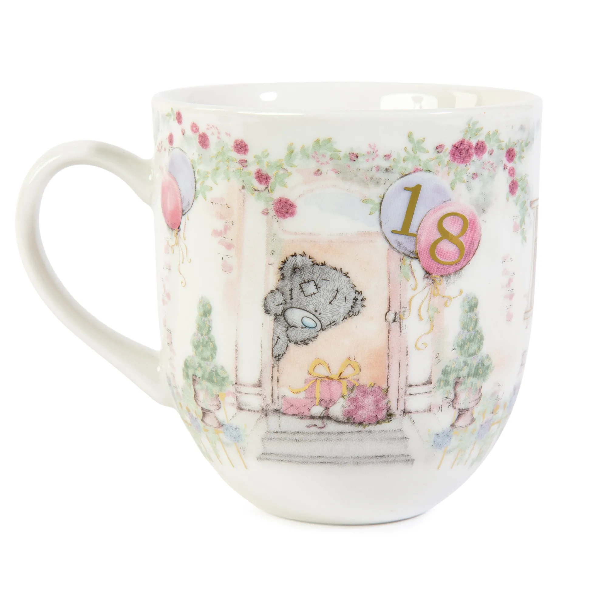 Me to You Tatty Teddy Luxury New Bone China Mug In Foil Inlaid Box 18th Birthday Gift