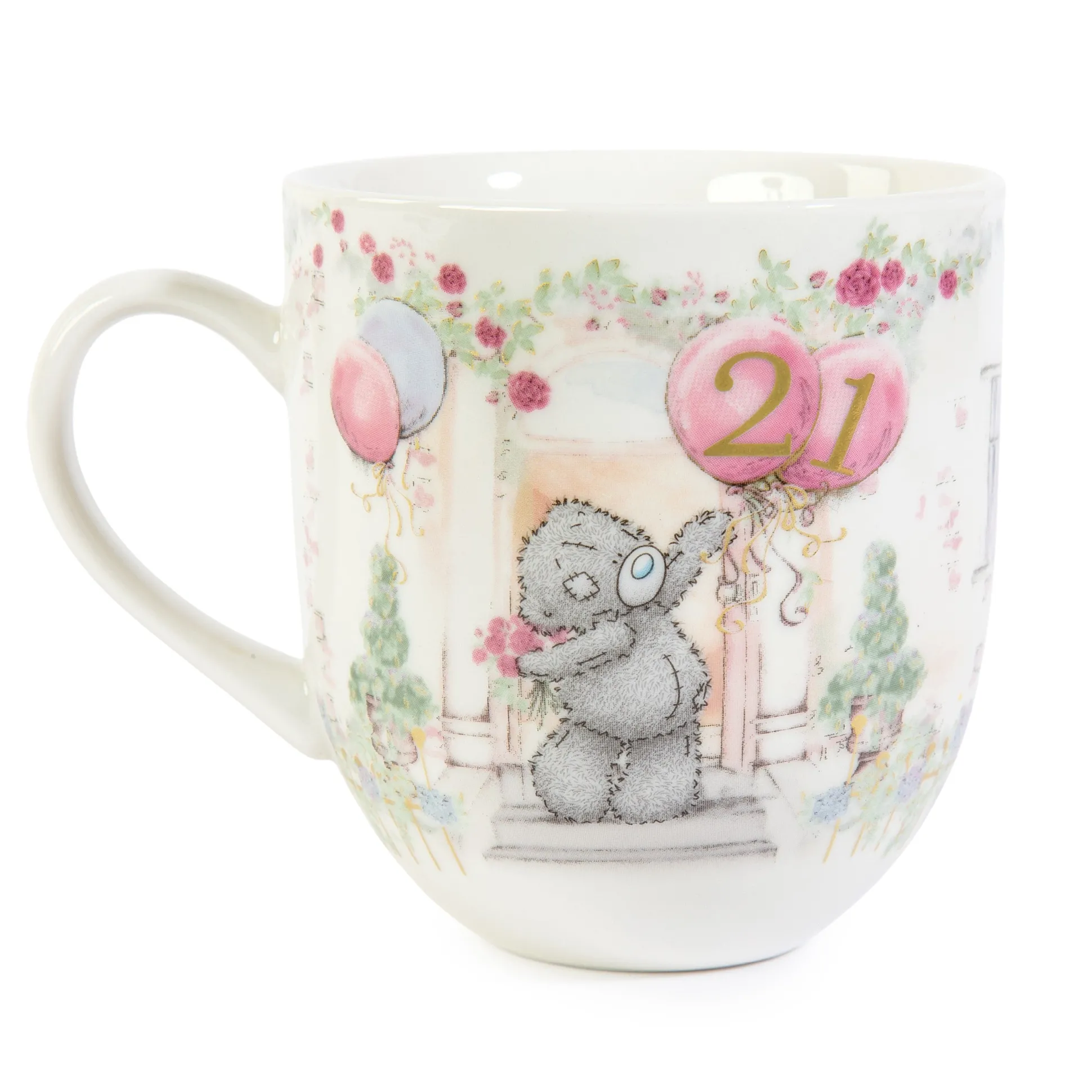 Me to You Tatty Teddy Luxury New Bone China Mug In Foil Inlaid Box 21st Birthday Gift