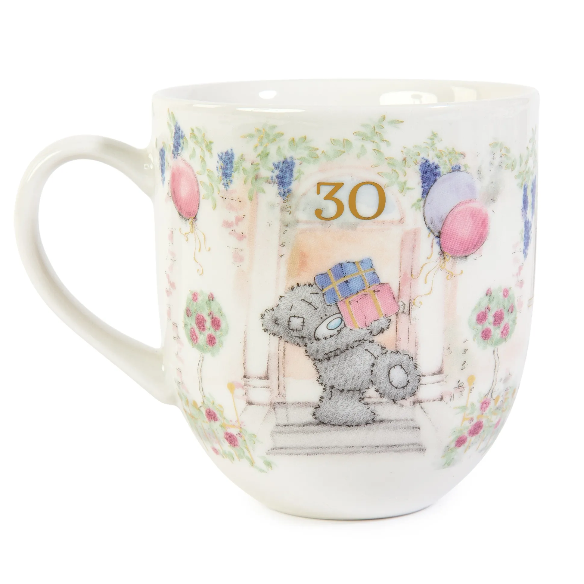 Me to You Tatty Teddy Luxury New Bone China Mug In Foil Inlaid Box 30th Birthday Gift