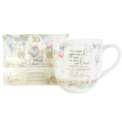 Me to You Tatty Teddy Luxury New Bone China Mug In Foil Inlaid Box 30th Birthday Gift