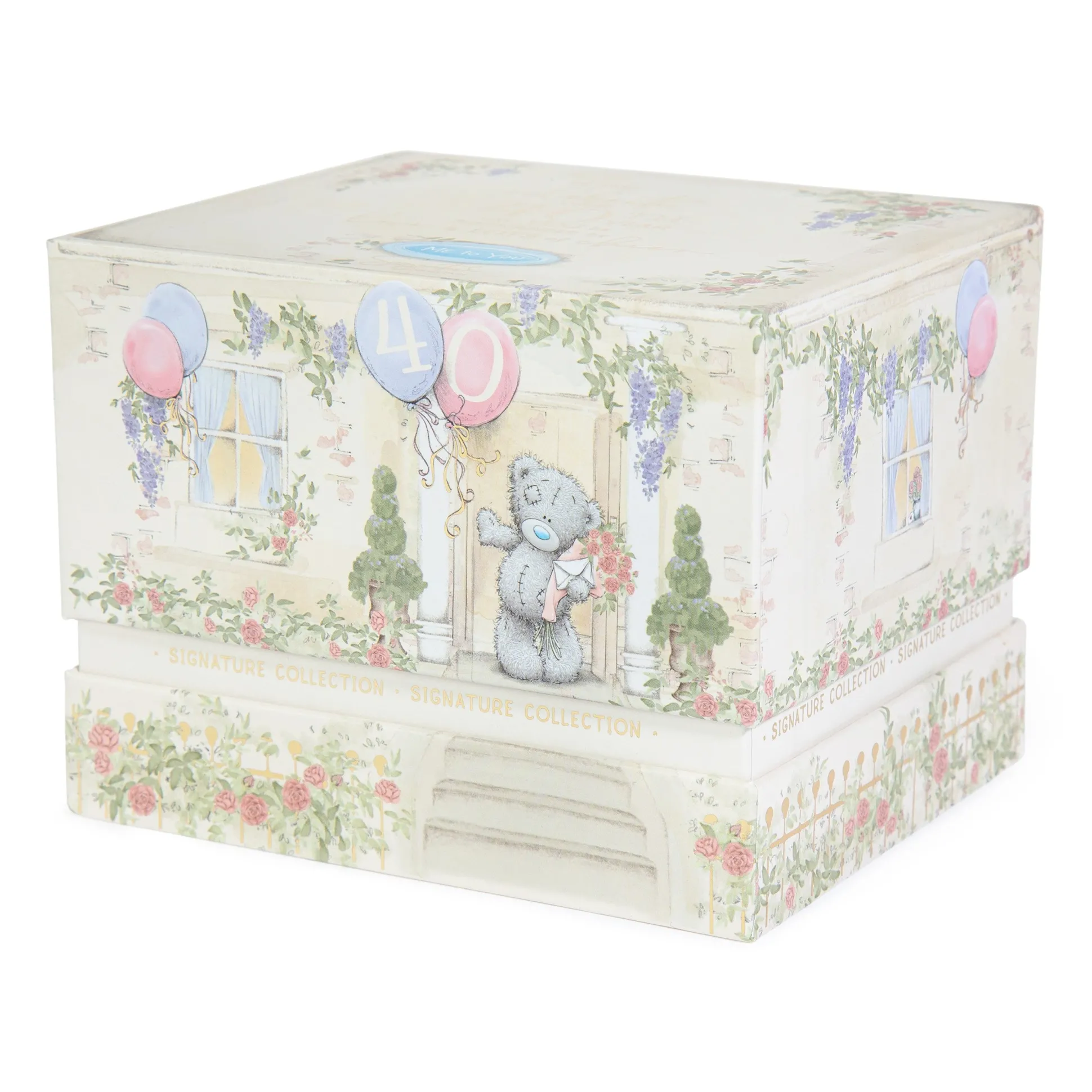 Me to You Tatty Teddy Luxury New Bone China Mug In Foil Inlaid Box 40th Birthday Gift