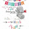 Me To You Tatty Teddy 'Off to Big School' Greeting Card 5x7ins ins - Official Collection