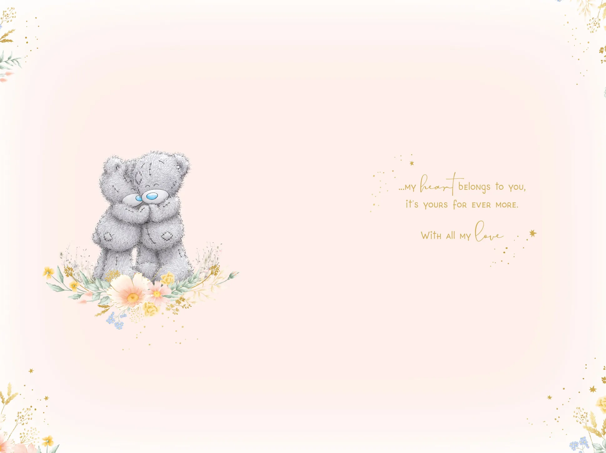 Me to You Tatty Teddy On Our Anniversary Card 6 x 9 Inches (15 x 22 Cms)