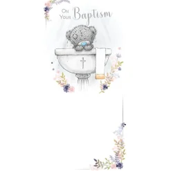 Me to You Tatty Teddy 'On Your Baptism' Christening Card
