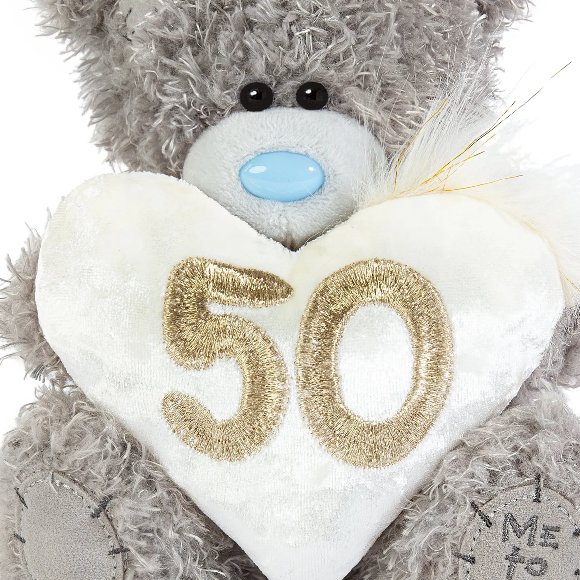 Me to You Tatty Teddy Plush 15cm-High 50th Birthday Bear On Luxury Gift Plinth