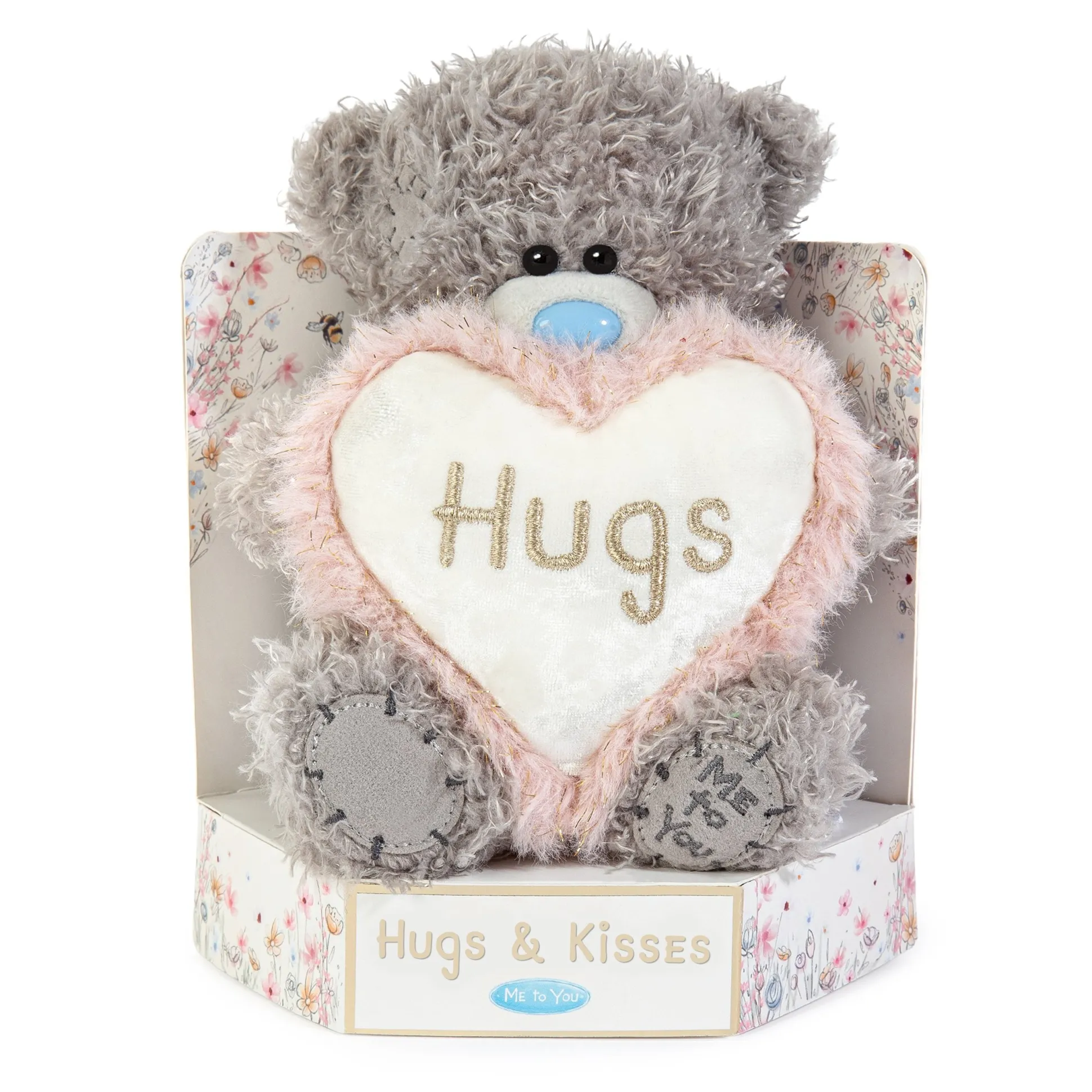 Me to You Tatty Teddy Plush 15cm-High Hugs Bear On Luxury Gift Plinth
