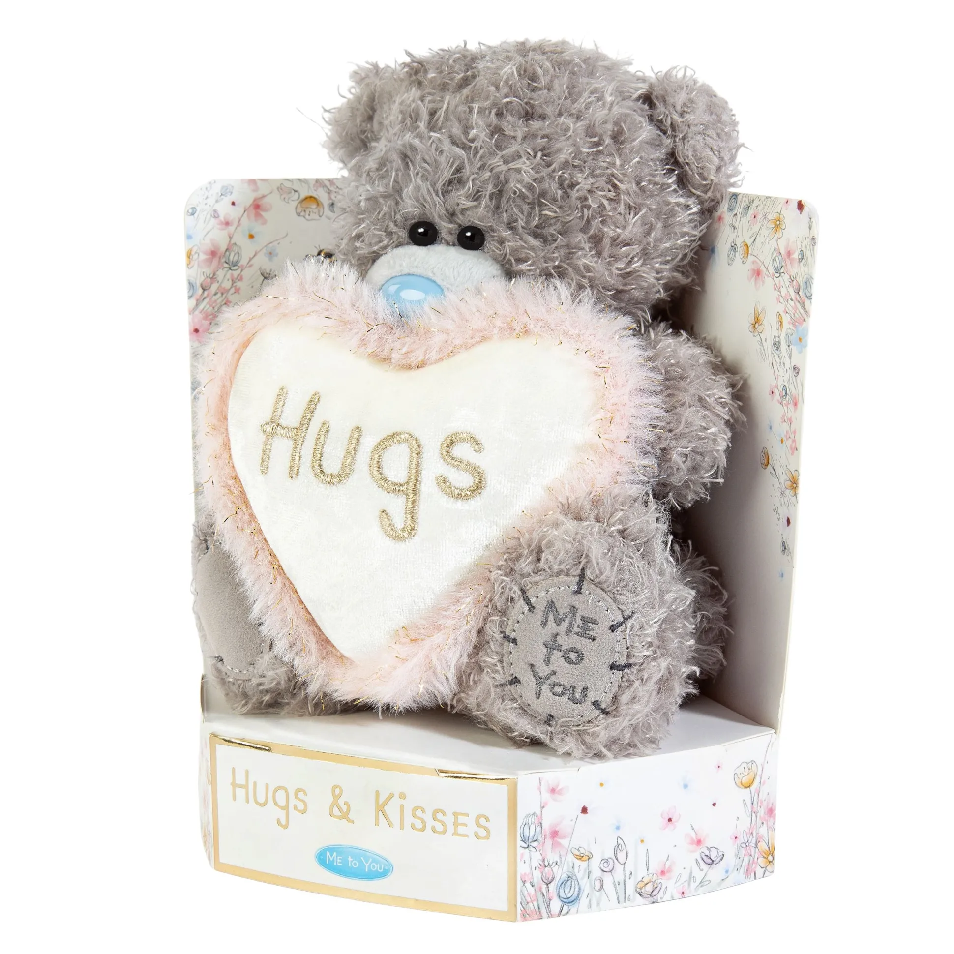 Me to You Tatty Teddy Plush 15cm-High Hugs Bear On Luxury Gift Plinth