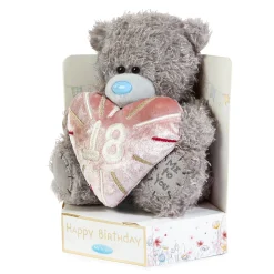 Me to You Tatty Teddy Plush 15cm-High 18th Birthday Bear On Luxury Gift Plinth