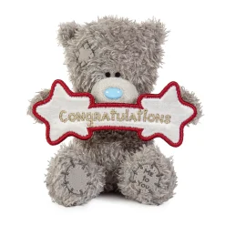 Me to You Tatty Teddy Plush 10cm-High Congratulations Bear