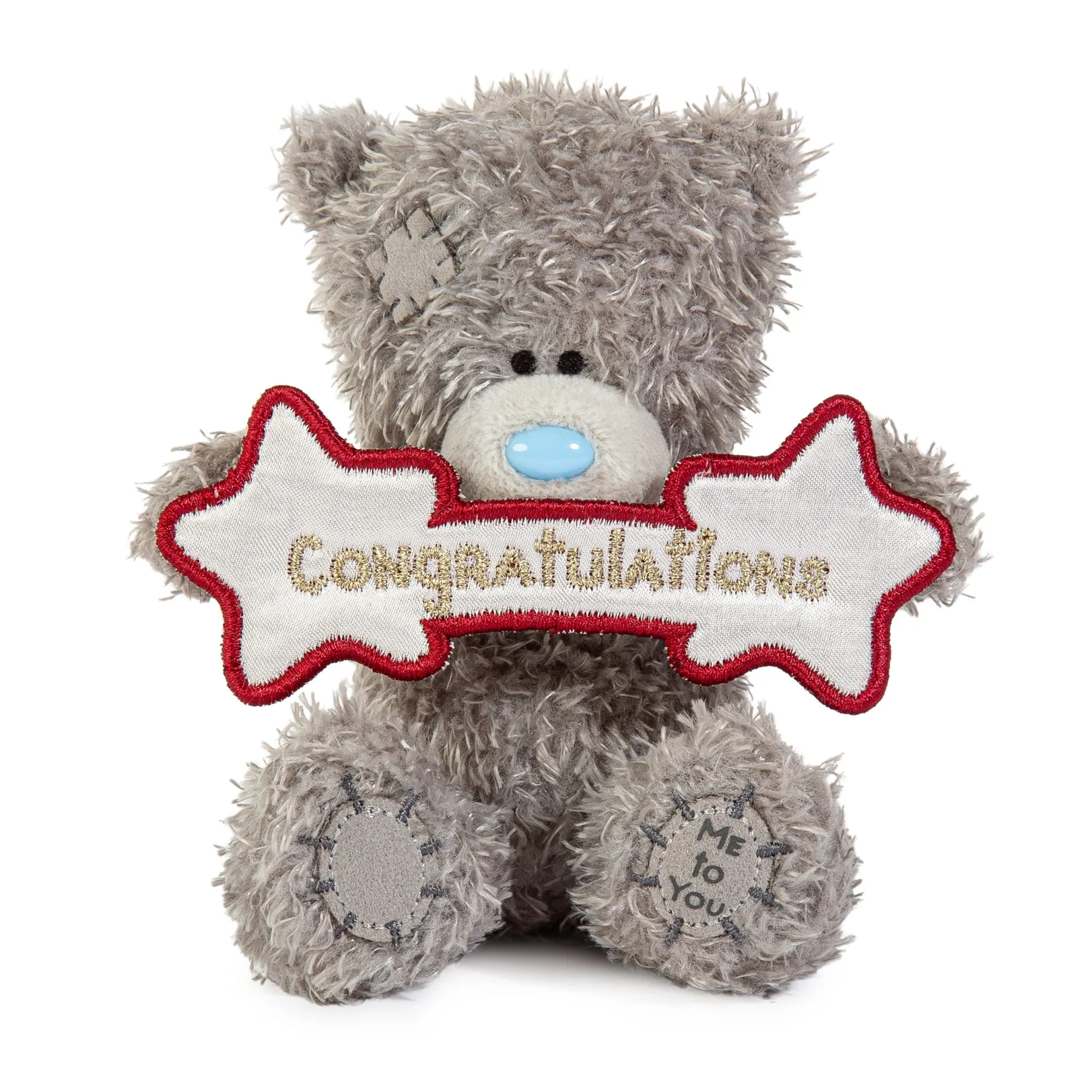 Me to You Tatty Teddy Plush 10cm-High Congratulations Bear