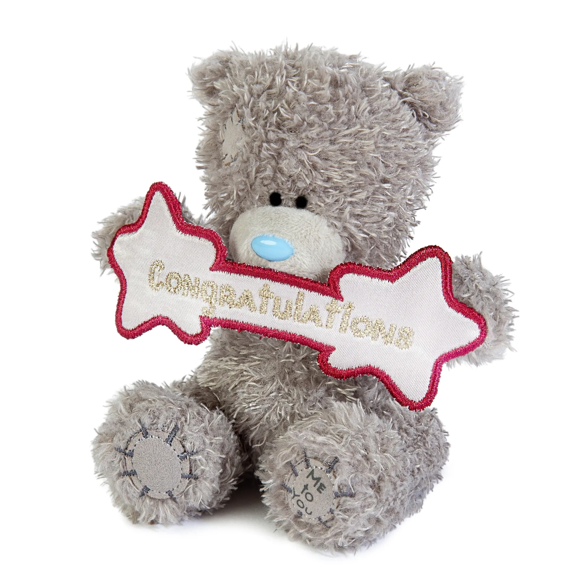Me to You Tatty Teddy Plush 10cm-High Congratulations Bear
