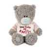 Me to You Tatty Teddy Plush 10cm-High Bear Wearing Cute 'You Make Me Smile' T-Shirt - Official Collection