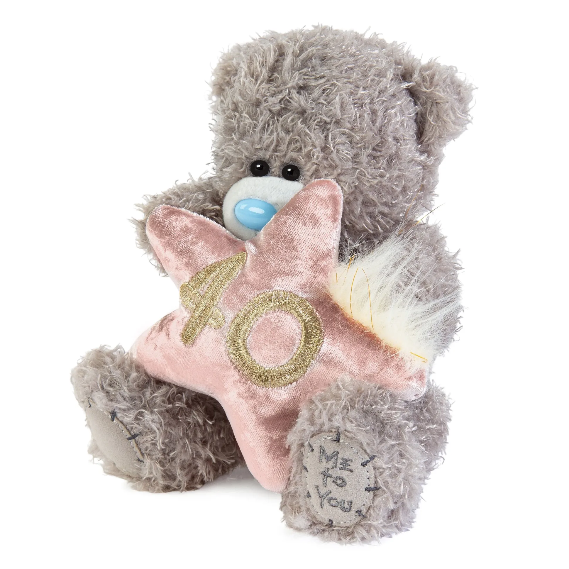 Me to You Tatty Teddy Plush 15cm-High 40th Birthday Bear On Luxury Gift Plinth