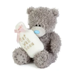 Me to You Tatty Teddy Plush 10cm-High Get Well Soon Bear Holding Novelty Hot Water Bottle