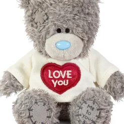 Me to You Tatty Teddy Plush 10cm-High Bear Wearing Cute 'Love You' T-Shirt - Official Collection